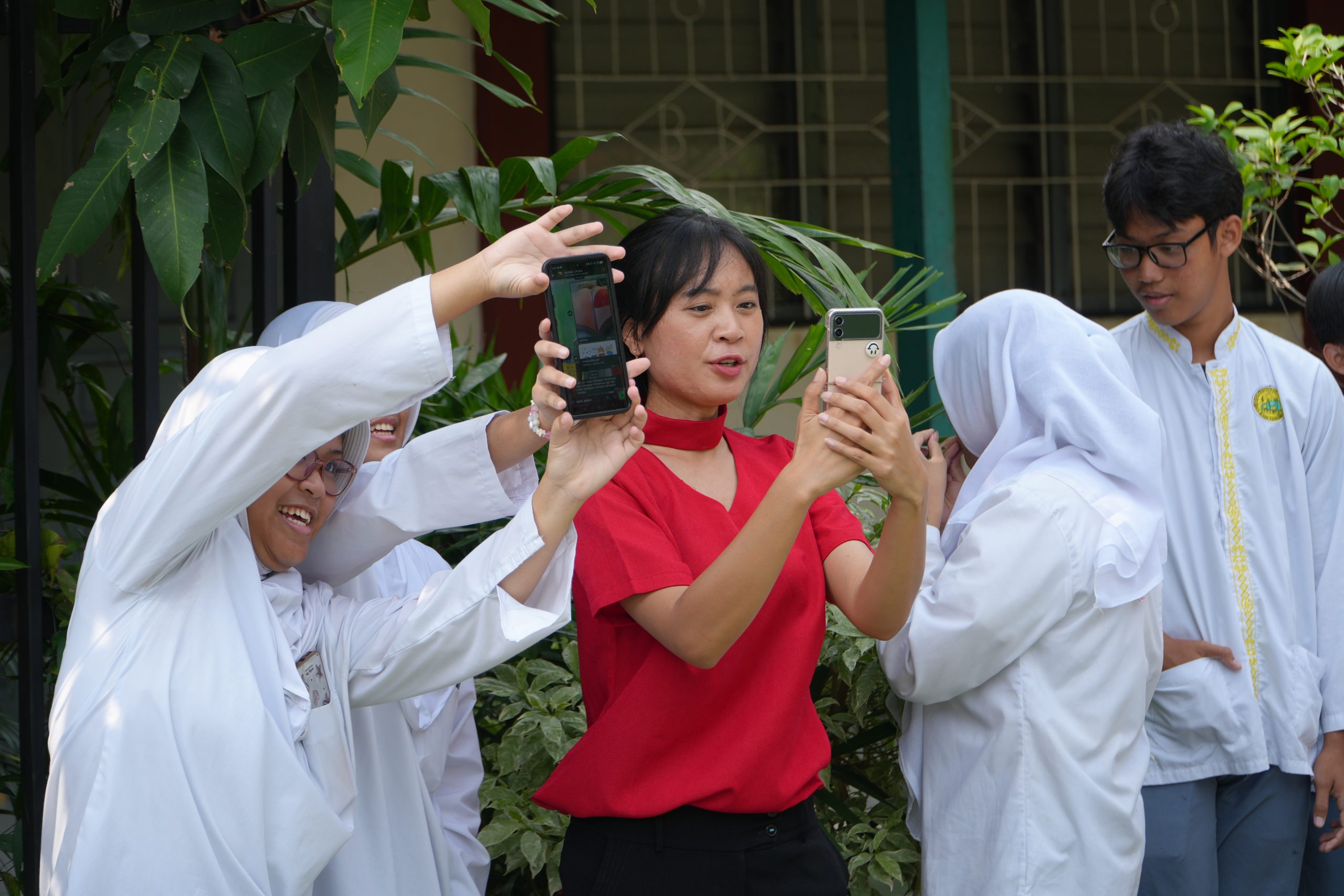 Workshop Content Creator Membantu Siswa Melihat Dunia Konten Lebih Luas