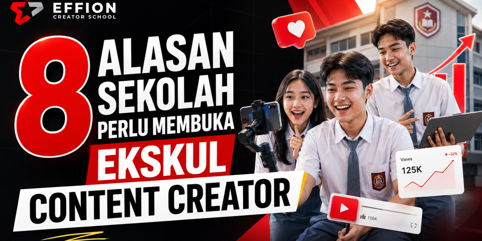 8 Alasan Sekolah Perlu Membuka Ekskul Content Creator