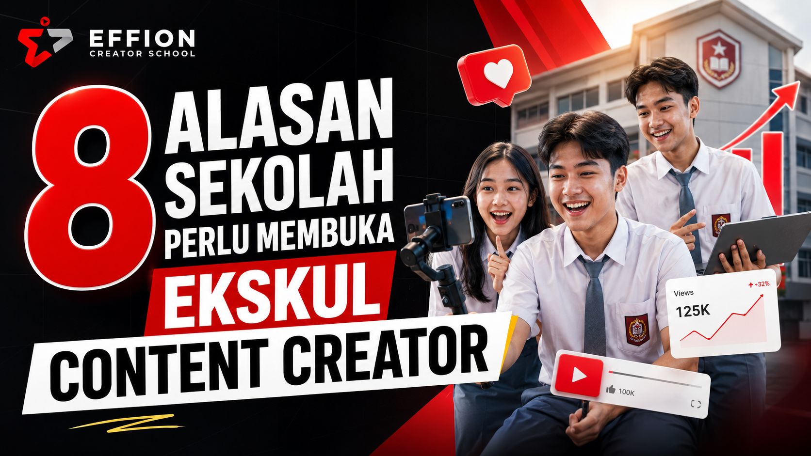 8 Alasan Sekolah Perlu Membuka Ekskul Content Creator