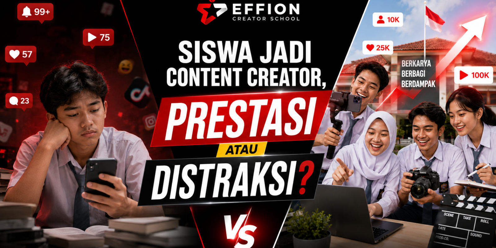 Siswa Jadi Content Creator, Prestasi atau Distraksi?