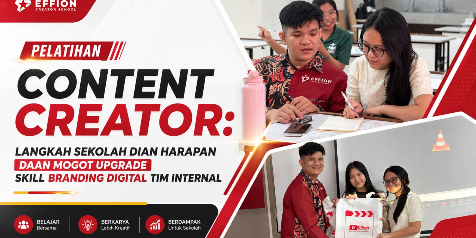 Pelatihan Content Creator: Langkah Sekolah Dian Harapan Daan Mogot Upgrade Skill Branding Digital Tim Internal