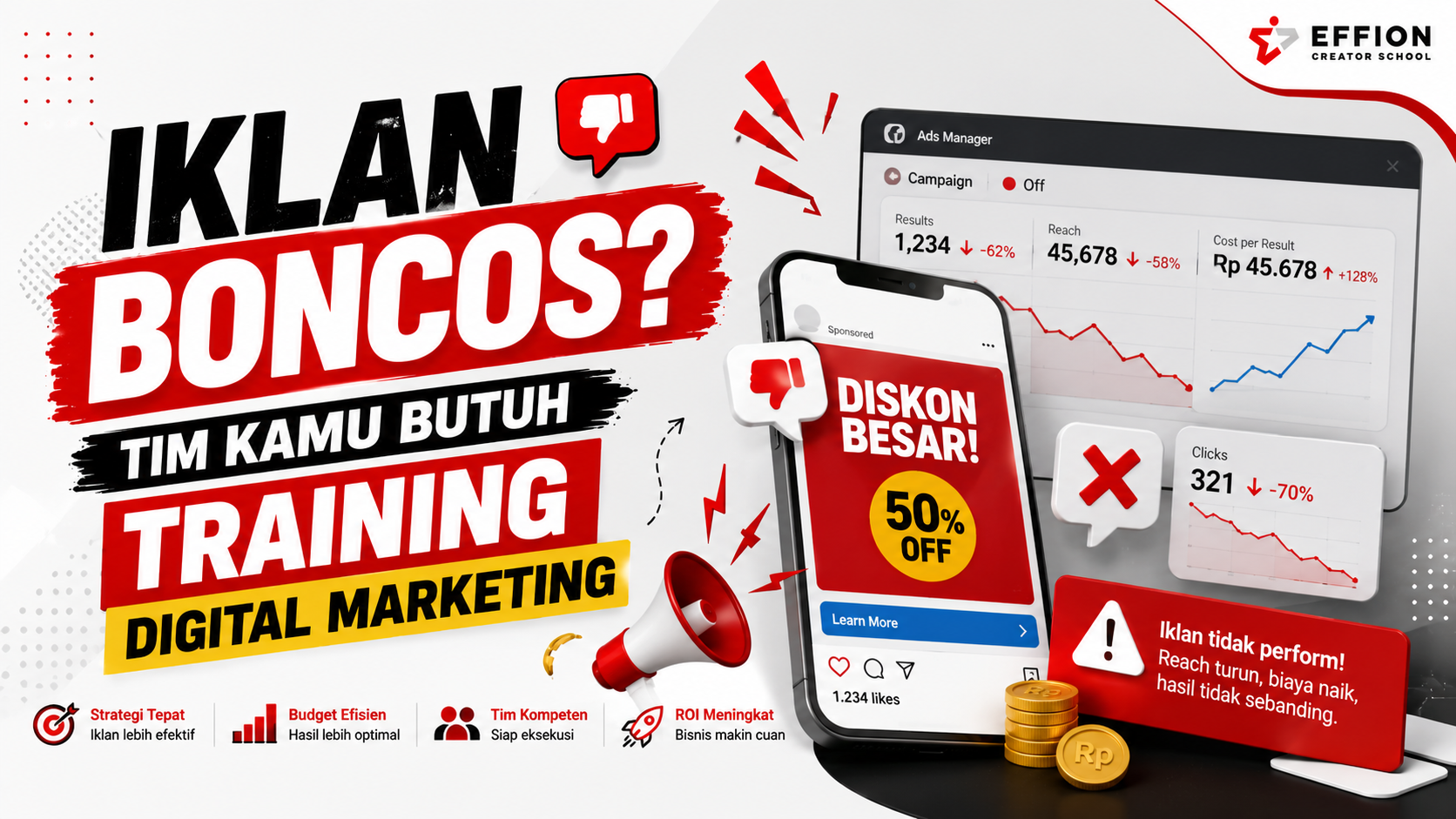 Iklan Boncos? Tim Kamu Butuh Training Digital Marketing