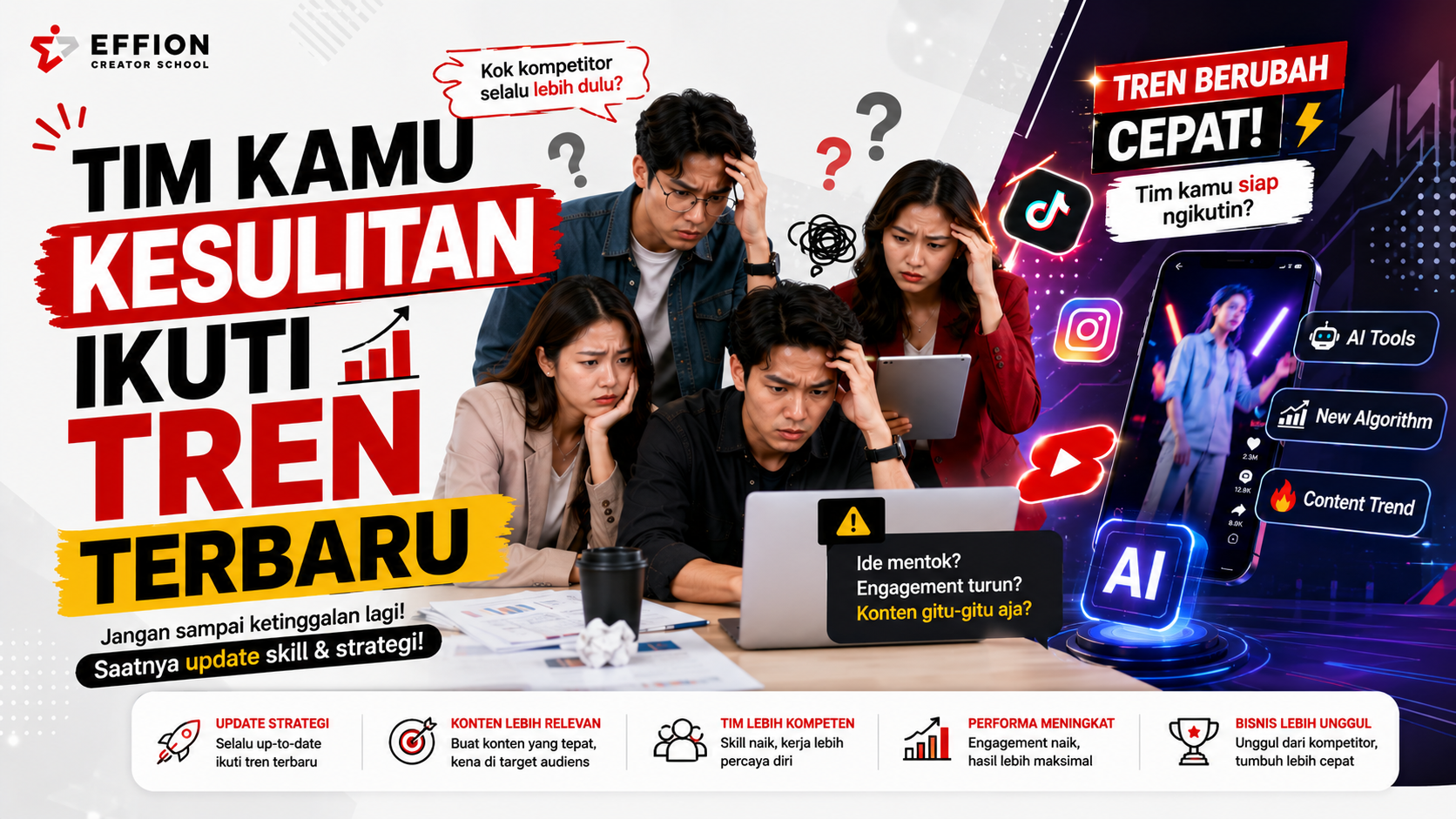 Training Digital Marketing Dibutuhkan Saat Tim Kamu Kesulitan Ikuti Tren Terbaru