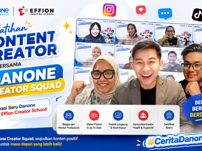 Pelatihan Content Creator Bersama Danone Creator Squad