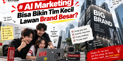 AI Marketing Bisa Bikin Tim Kecil Lawan Brand Besar?