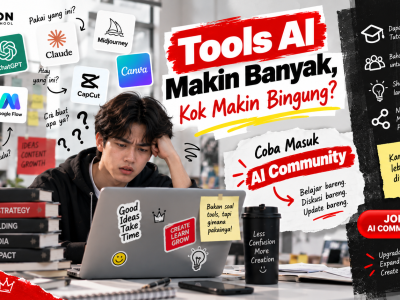 Tools AI Makin Banyak, Kok Makin Bingung? Coba Masuk AI Community