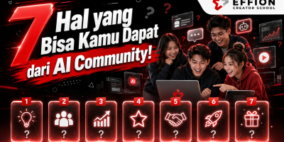 7 Hal yang Bisa Kamu Dapat dari AI Community!