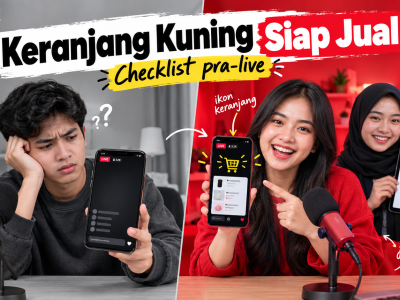 Cara Menambahkan Keranjang Kuning di Live TikTok: 8 Langkah live shopping