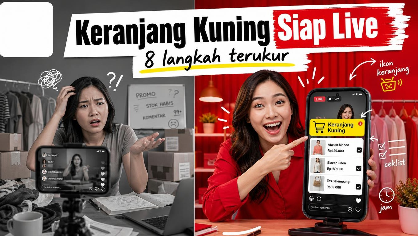 Cara Menambahkan Keranjang Kuning di Live TikTok: 8 Langkah Live Shopping