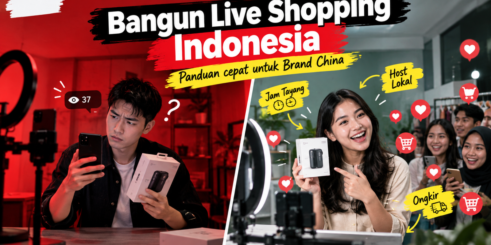 Jual online lewat live shopping di Indonesia: 9 FAQ untuk Brand China