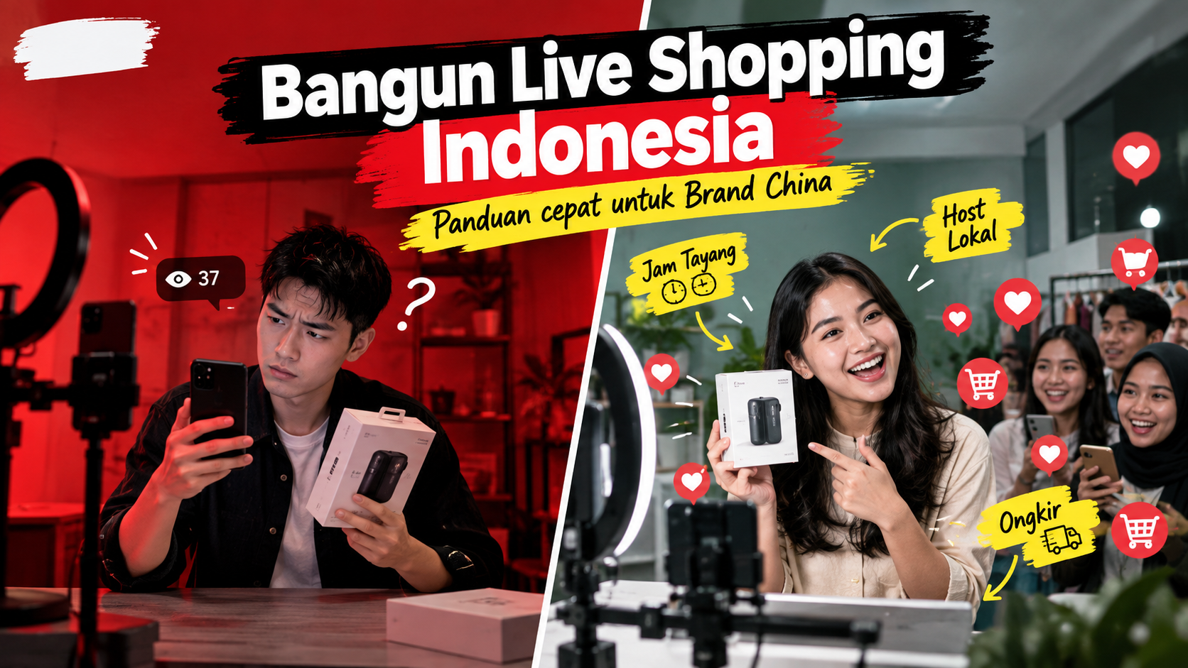 Jual online lewat live shopping di Indonesia: 9 FAQ untuk Brand China