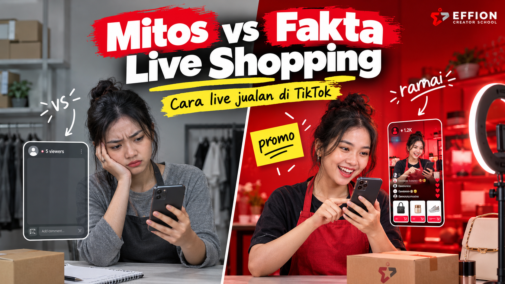 Cara live jualan di tiktok: 9 Mitos vs Fakta Live Shopping untuk UMKM