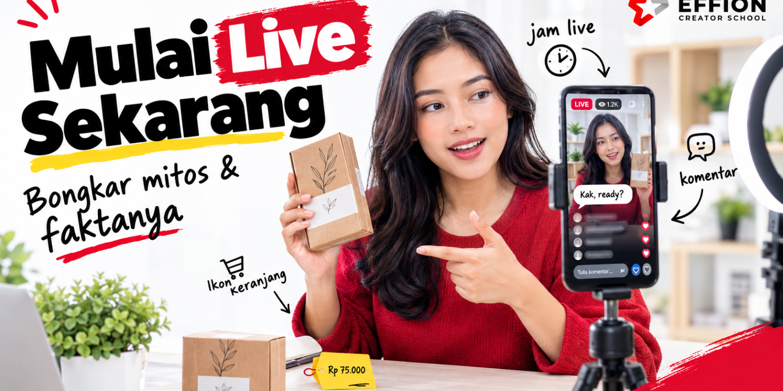 cara live jualan di tiktok: 7 Mitos vs Fakta Live Shopping