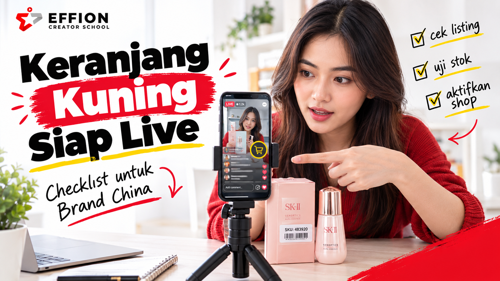 Cara Menambahkan Keranjang Kuning di Live Shopping TikTok untuk Brand China