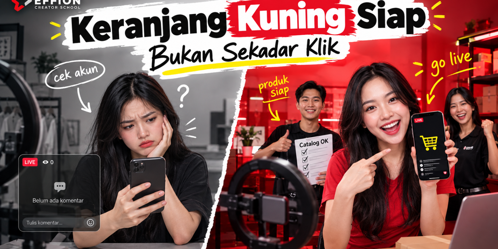 Cara menambahkan keranjang kuning di live TikTok: 9 Langkah live shopping