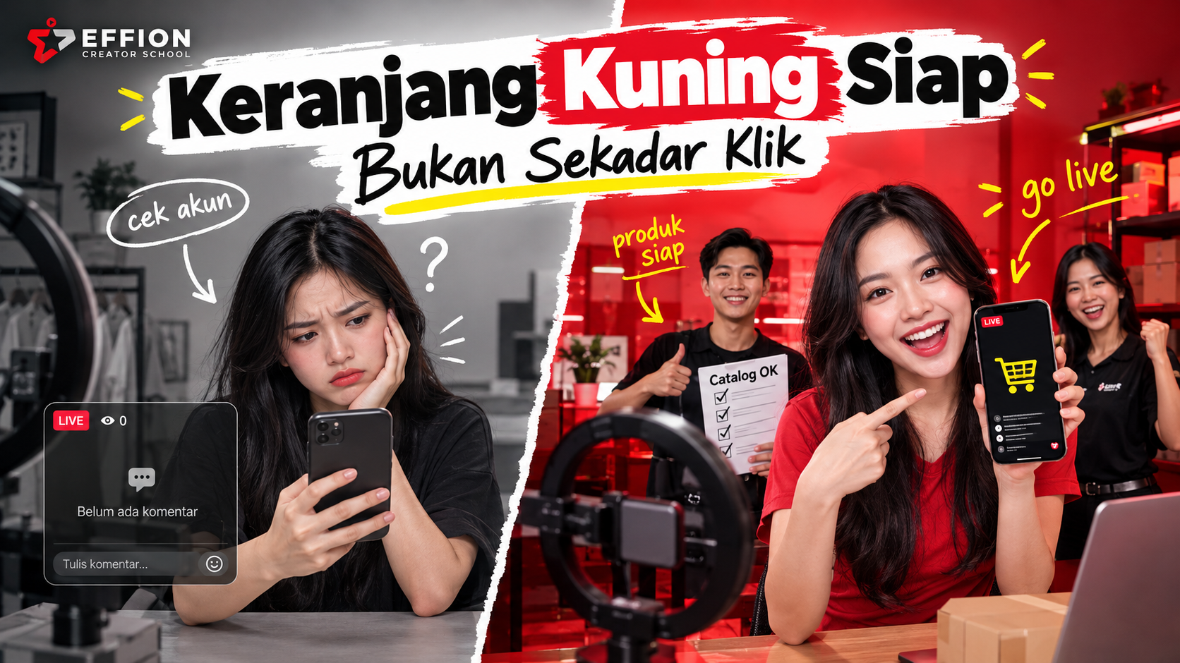 Cara menambahkan keranjang kuning di live TikTok: 9 Langkah live shopping