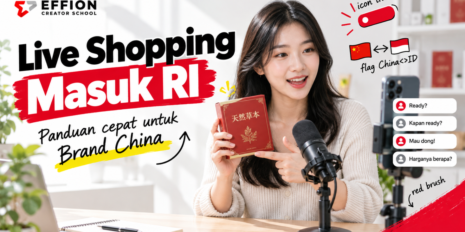 jasa live streaming TikTok Shop: 9 FAQ live shopping Brand China
