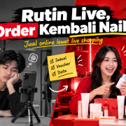 Jual online rutin: live shopping tingkatkan repeat order Brand Nasional