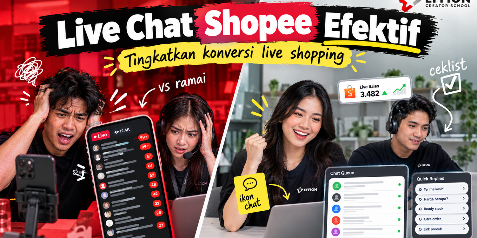 Live chat Shopee: 7 Langkah Optimalkan Interaksi Saat Live Shopping