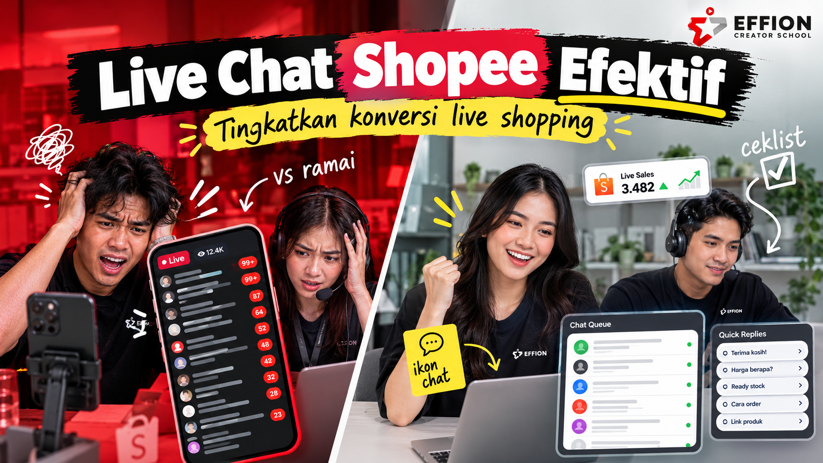 Live chat Shopee: 7 Langkah Optimalkan Interaksi Saat Live Shopping