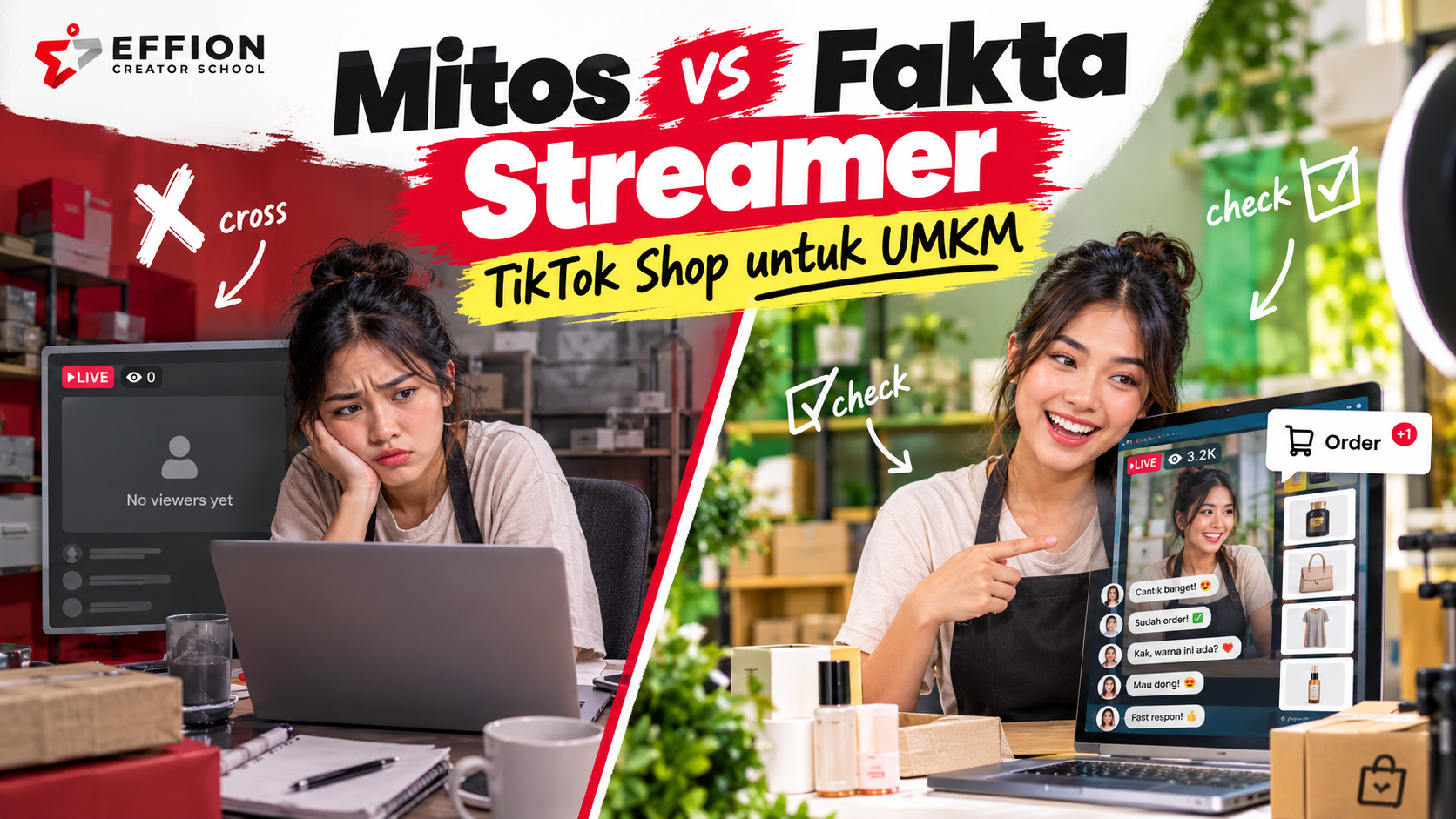 TikTok Shop Streamer: Mitos vs Fakta Live Shopping Untuk UMKM Baru