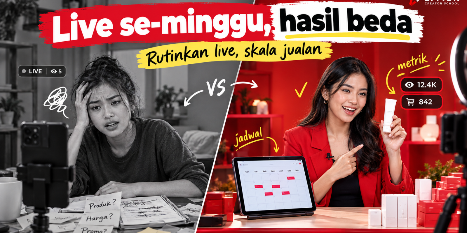 tren live shopping: 9 langkah terukur live rutin brand nasional