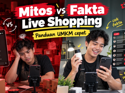 Tren live shopping untuk UMKM: Mitos vs Fakta yang Wajib Tahu