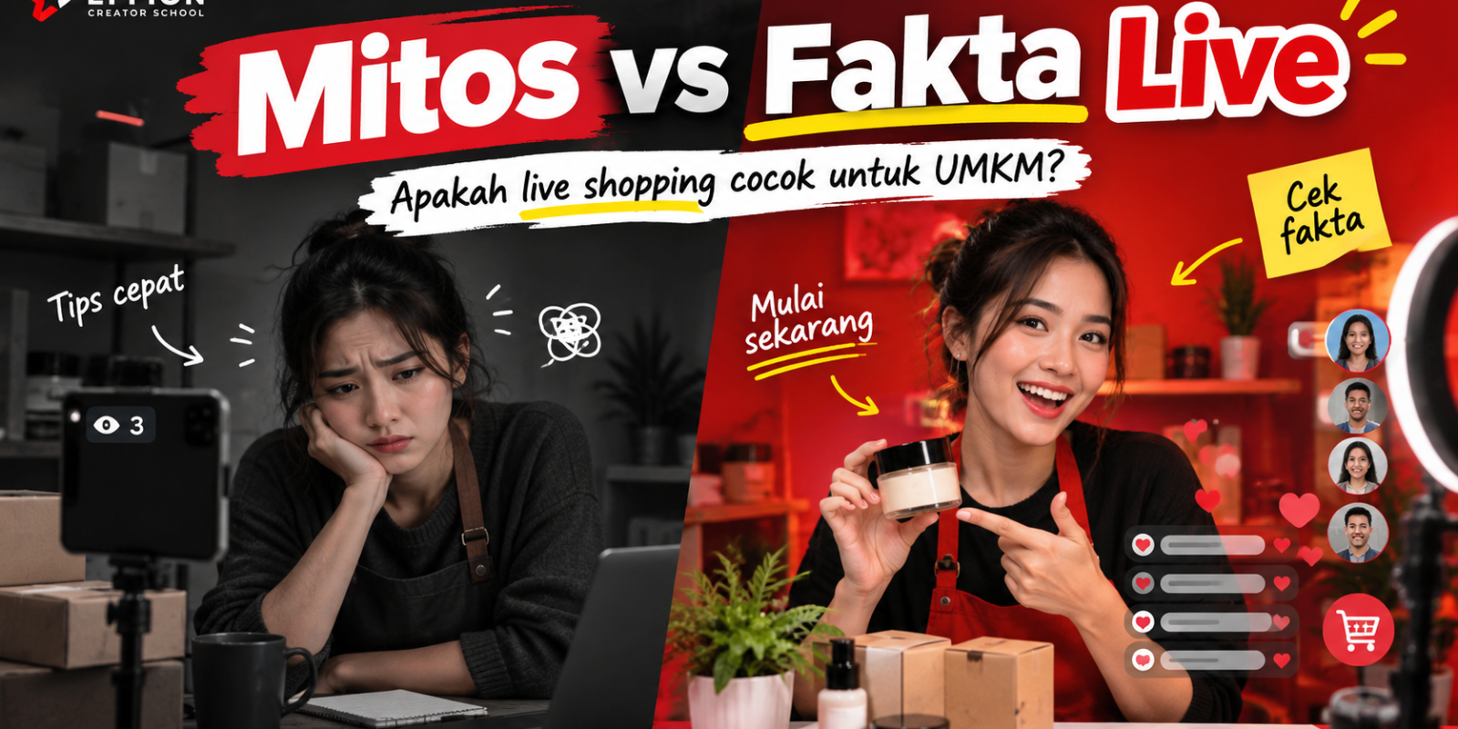 Tren live shopping: Mitos yang Bikin UMKM Ragu Live Jualan