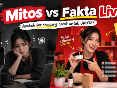 Tren live shopping: Mitos yang Bikin UMKM Ragu Live Jualan