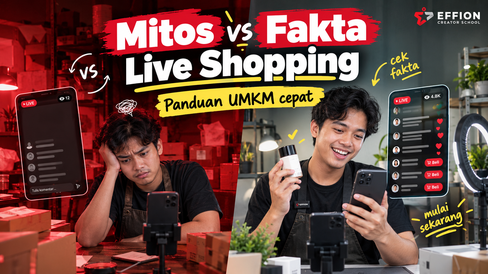 Tren live shopping untuk UMKM: Mitos vs Fakta yang Wajib Tahu